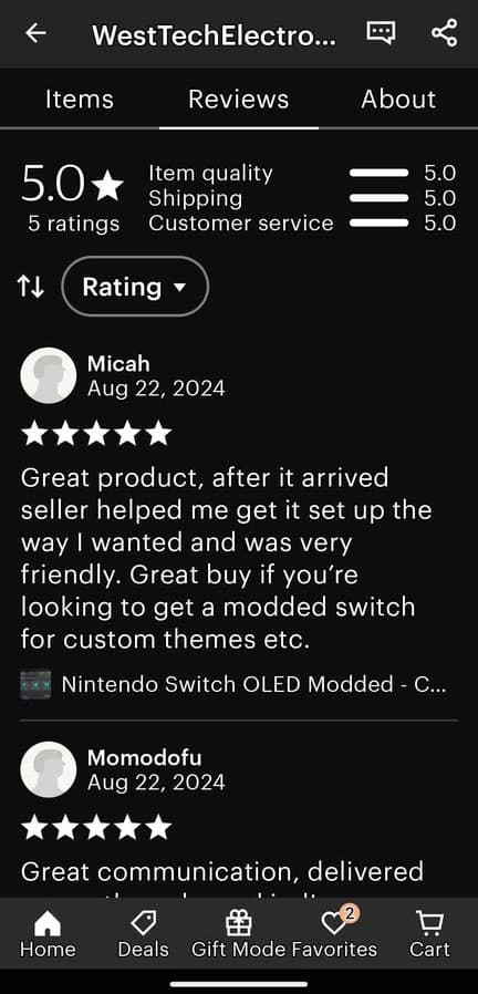 Customer review